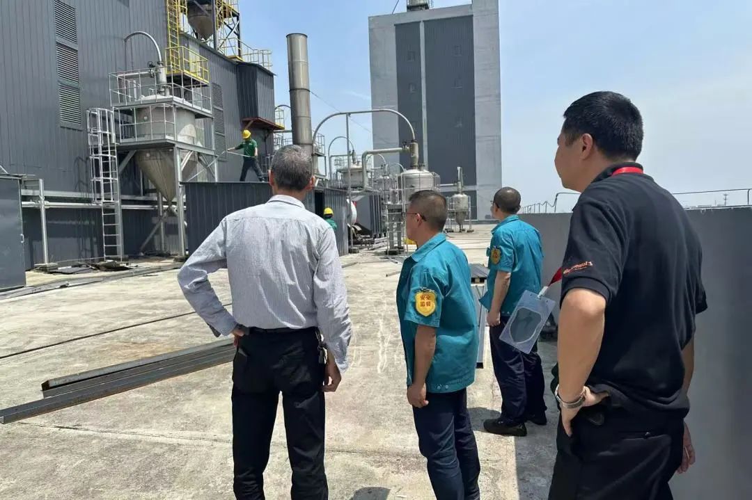Changshu Polyester ປະຕິບັດການກວດກາຄວາມປອດໄພກ່ອນວັນພັກວັນເດືອນພຶດສະພາ